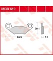 BRAKE PAD TRW MCB619