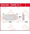 BRAKE PAD TRW MCB666