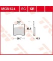 BRAKE PAD TRW MCB674