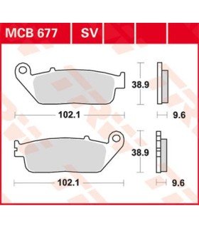 BRAKE PAD TRW MCB677