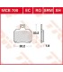 BRAKE PAD TRW MCB700