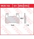 BRAKE PAD TRW MCB703