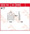 BRAKE PAD TRW MCB706
