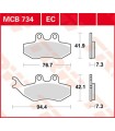BRAKE PAD TRW MCB734