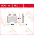 BRAKE PAD TRW MCB735