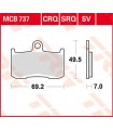 BRAKE PAD TRW MCB737