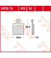 BRAKE PAD TRW MCB75