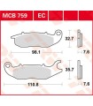 BRAKE PAD TRW MCB759