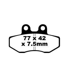BRAKE PAD FA SER ORGANIC