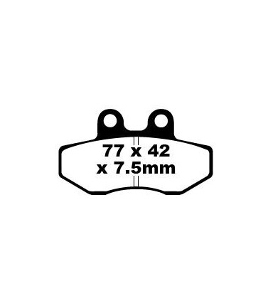 BRAKE PAD FA SER ORGANIC