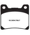 PLAQUETTES DE FREIN EN CÉRAMIQUE
