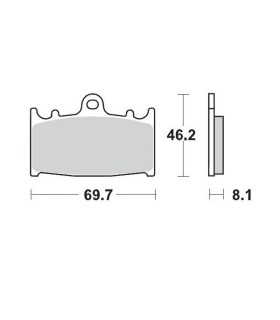 BRAKE PAD CERAMIC