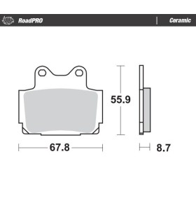 BRAKE PAD CERAMIC