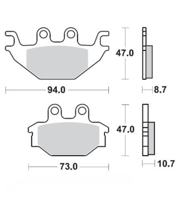 BRAKE PAD CERAMIC