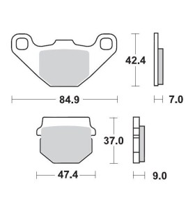 BRAKE PAD CERAMIC