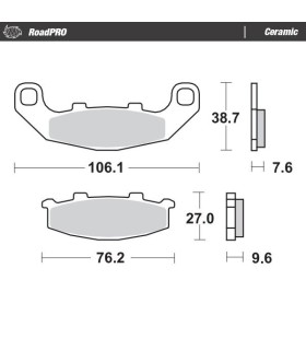 BRAKE PAD CERAMIC