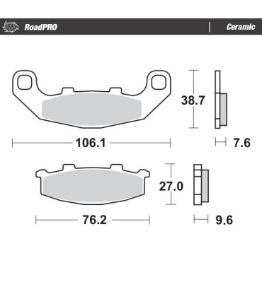 BRAKE PAD CERAMIC