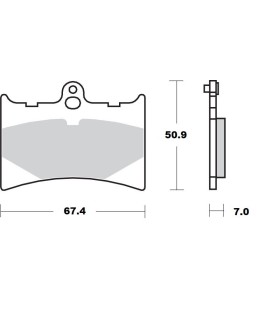 BRAKE PAD CERAMIC