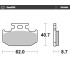 BRAKE PAD CERAMIC