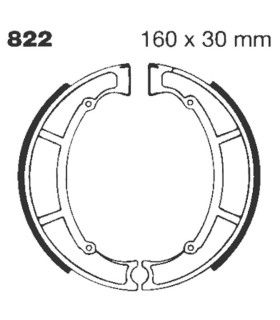 BRAKE SHOE GROOVED