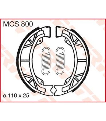 BRAKE SHOES TRW MCS800