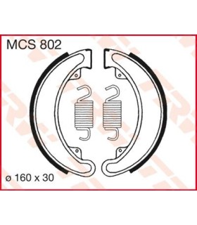 BRAKE SHOES TRW MCS802