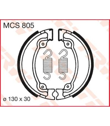 BRAKE SHOES TRW MCS805