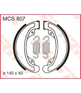 BRAKE SHOES TRW MCS807
