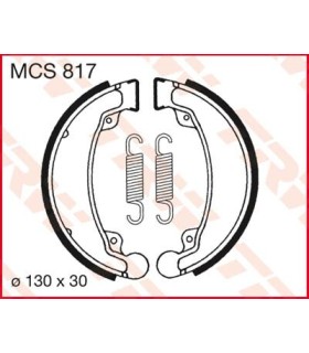 BRAKE SHOES TRW MCS817