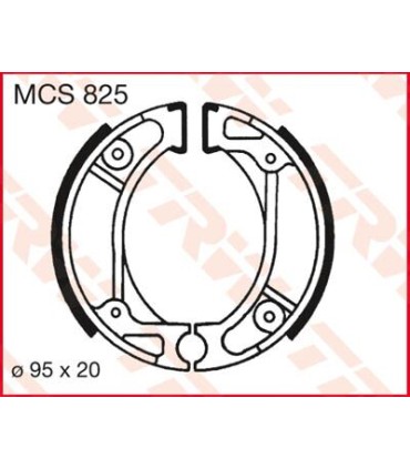 BRAKE SHOES TRW MCS825