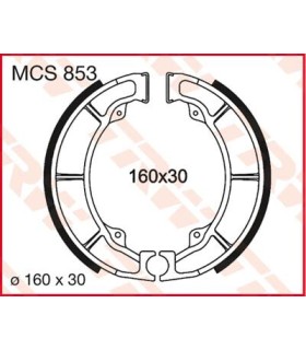 BRAKE SHOES TRW MCS853