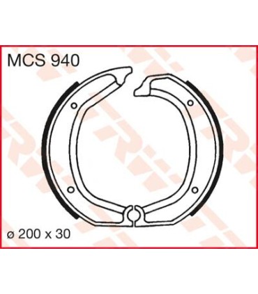 BRAKE SHOES TRW MCS940