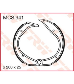 BRAKE SHOES TRW MCS941