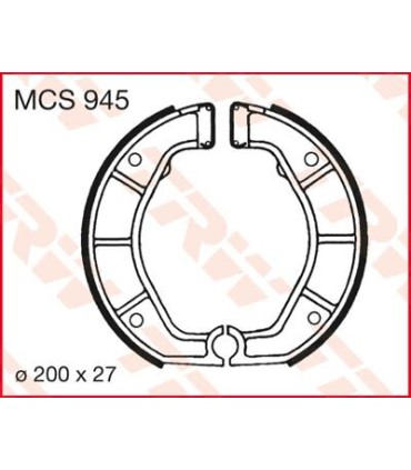 BRAKE SHOES TRW MCS945