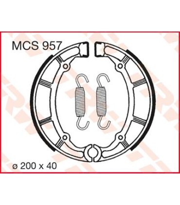 BRAKE SHOES TRW MCS957