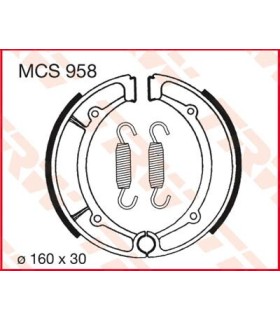 BRAKE SHOES TRW MCS958