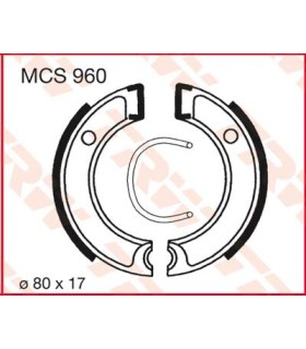 BRAKE SHOES TRW MCS960