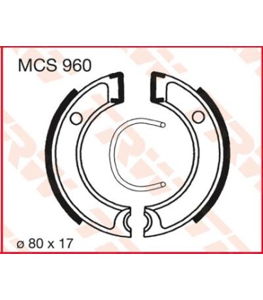 BRAKE SHOES TRW MCS960