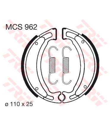 BRAKE SHOES TRW MCS962