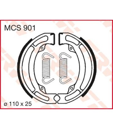 BRAKE SHOES TRW MCS901