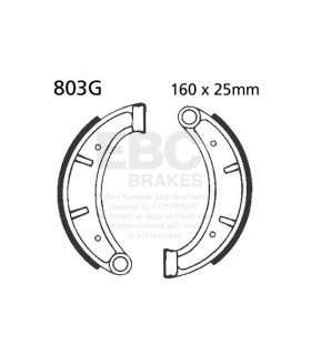 BRAKE SHOE GROOVED