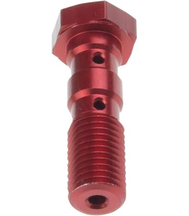 DOUBLE BANJO BOLT RED M10X1 25