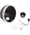 H/LAMP LUCAS 7 SHELL BLK