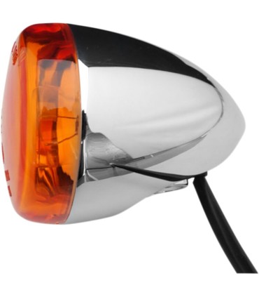 TURN SIGNAL AMBER CHR HD F/R