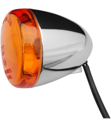 TURN SIGNAL AMBER CHR HD F/R