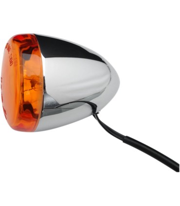 TURN SIGNAL AMBER CHR HD F