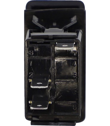 SWITCH ROCKER STEREO-RED