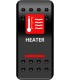 SWITCH ROCKER HEATER-RED