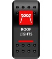 SWITCH ROCKER ROOF LT-RED