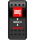 SWITCH ROCKER WINCH-RED